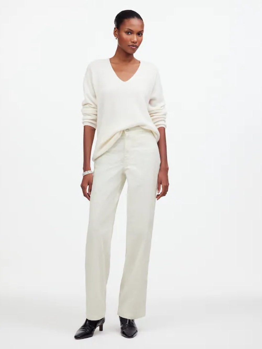 Madewell The Emmett Wide-Leg Pant in Corduroy: Welt Pocket Edition 31 NWT